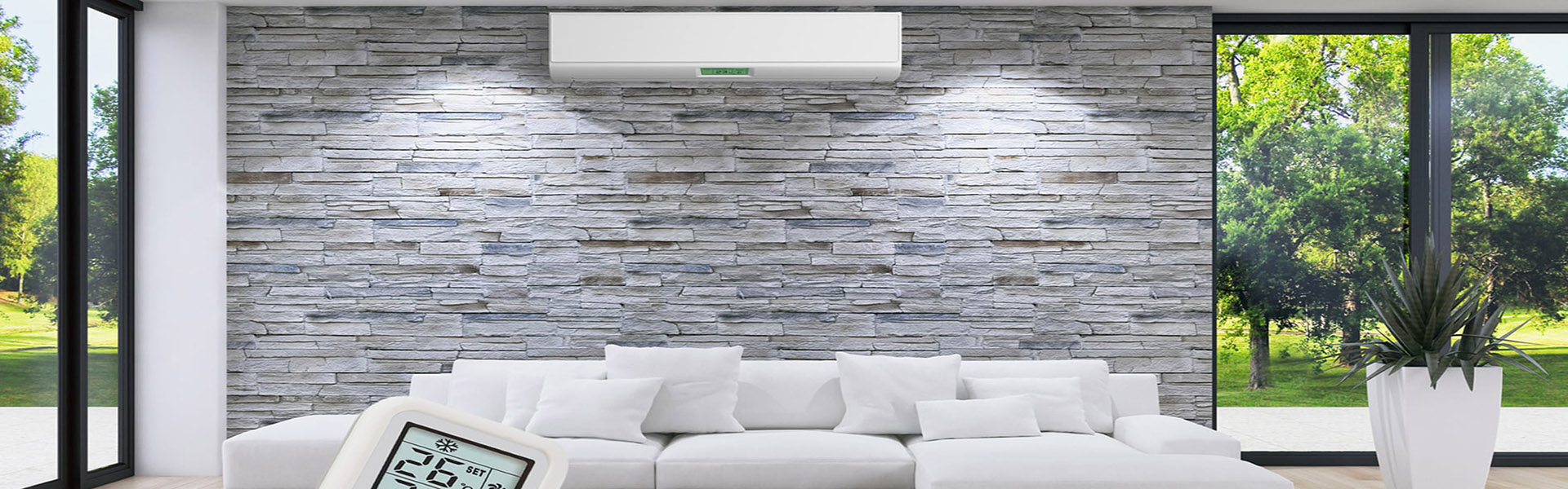 Instalación de aire acondicionado en una vivienda